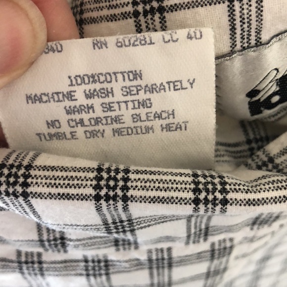 Vintage 80s high waist pants with side buttons - Picture 8 of 10